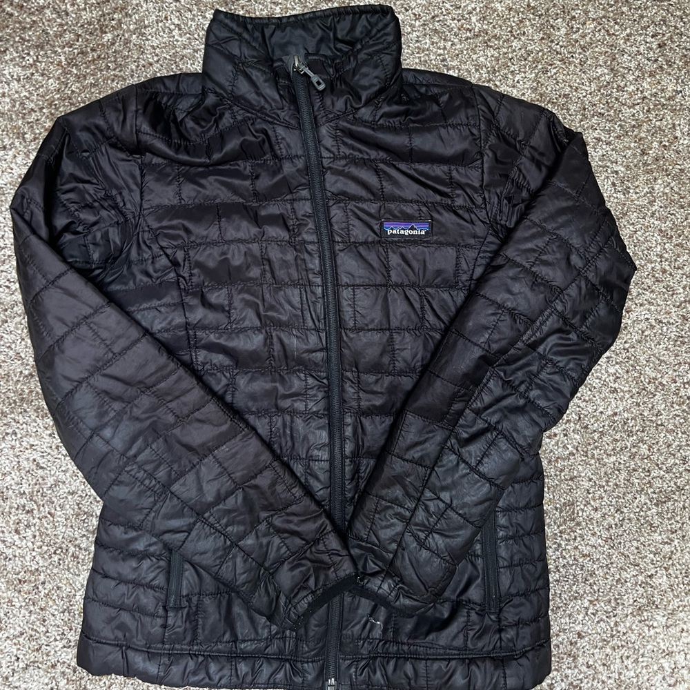 Black Patagonia nanopuff jacket Size Small